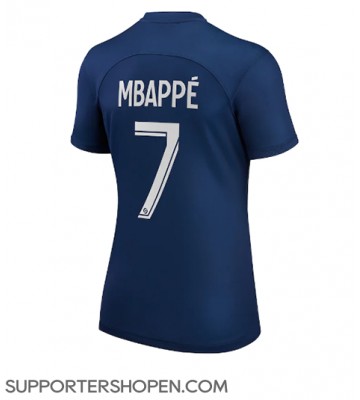 Paris Saint-Germain Kylian Mbappe #7 Hemma Matchtröja Dam 2022-23 Kortärmad